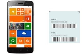 Cómo ver el código IMEI en Canvas Win W121