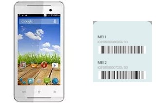 Cómo ver el código IMEI en A093 Canvas Fire
