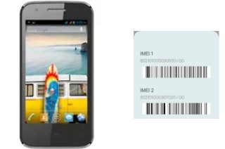 Cómo ver el código IMEI en A089 Bolt