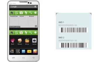 Cómo ver el código IMEI en A111 Canvas Doodle