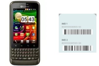 Cómo ver el código IMEI en Micromax A78