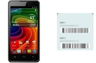 Cómo ver el código IMEI en Ninja A91