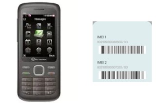 Cómo ver el código IMEI en Micromax X40