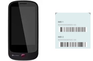 Cómo ver el código IMEI en X550 Qube
