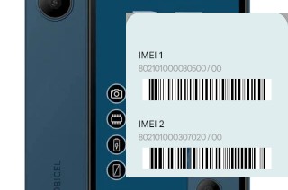 Cómo ver el código IMEI en Mobicel P5