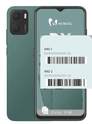Cómo ver el código IMEI en Mobicel RX