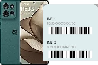 Cómo ver el código IMEI en Edge 50