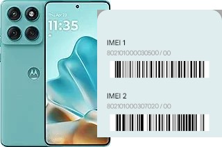 Cómo ver el código IMEI en Edge 60s