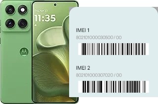 Cómo ver el código IMEI en Edge 60
