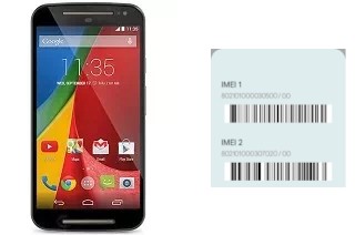 Cómo ver el código IMEI en Moto G Dual SIM (2nd gen)
