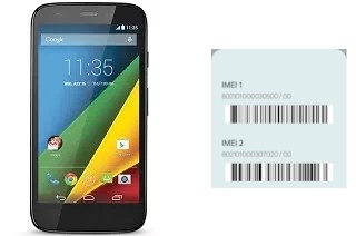 Cómo ver el código IMEI en Moto G