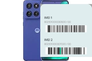 Cómo ver el código IMEI en Edge 60 Stylus