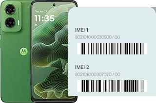 Cómo ver el código IMEI en Moto G35