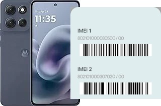 Cómo ver el código IMEI en Moto G86 Power