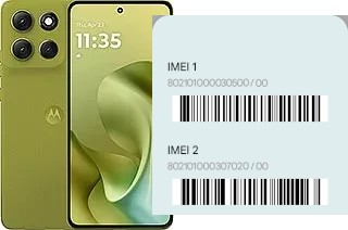 Cómo ver el código IMEI en Moto G86