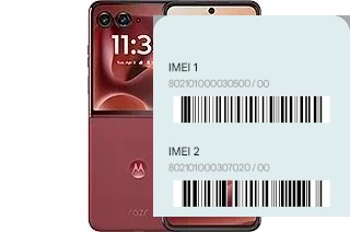 Cómo ver el código IMEI en Razr Ultra 2025