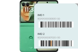 Cómo ver el código IMEI en Razr 2025