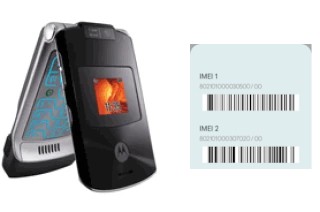 Cómo ver el código IMEI en RAZR V3xx