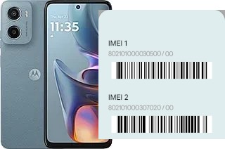 Cómo ver el código IMEI en Moto E15