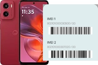 Cómo ver el código IMEI en Moto G05