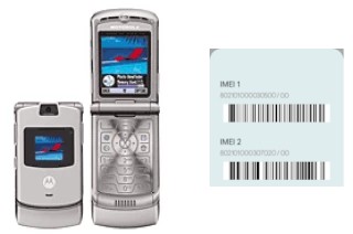 Cómo ver el código IMEI en RAZR V3