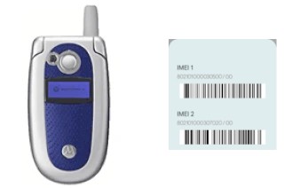 Cómo ver el código IMEI en V500