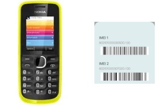 Cómo ver el código IMEI en Nokia 110