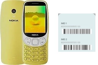 Cómo ver el código IMEI en 3210 (20249