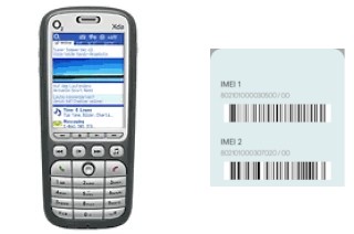 Cómo ver el código IMEI en XDA phone