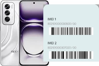 Cómo ver el código IMEI en Reno12