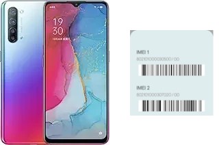 Cómo ver el código IMEI en Reno3