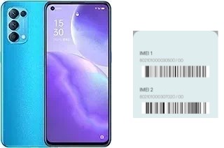 Cómo ver el código IMEI en Find X3 Lite