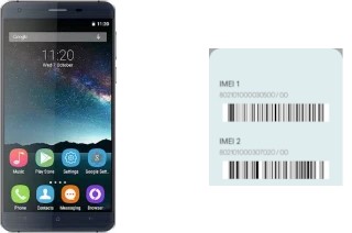 Cómo ver el código IMEI en K6000 Pro
