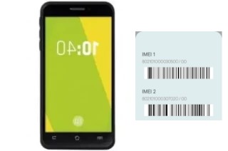 Cómo ver el código IMEI en Vertis 4004 You