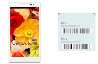 Cómo ver el código IMEI en Vega No 6