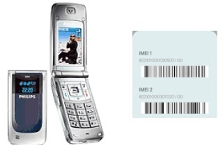 Cómo ver el código IMEI en Philips 650