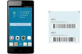 Cómo ver el código IMEI en Noir X550