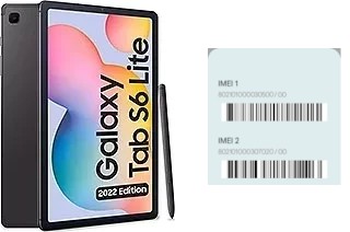 Cómo ver el código IMEI en Galaxy Tab S6 Lite (2022)