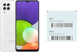Cómo ver el código IMEI en Galaxy A22