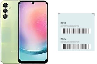 Cómo ver el código IMEI en Galaxy A24 4G