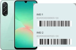 Cómo ver el código IMEI en Galaxy A26
