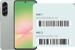 Cómo ver el código IMEI en Galaxy A56
