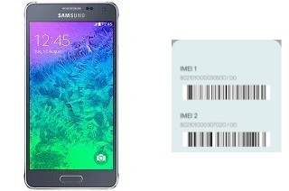 Cómo ver el código IMEI en Galaxy Alpha (S801)
