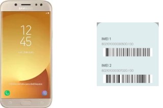 Cómo ver el código IMEI en Galaxy J5 Pro