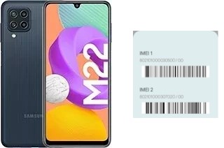 Cómo ver el código IMEI en Galaxy M22