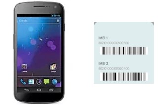 Cómo ver el código IMEI en Galaxy Nexus LTE L700