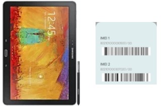 Cómo ver el código IMEI en Galaxy Note 10.1 (2014 Edition)