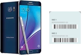 Cómo ver el código IMEI en Galaxy Note5 Duos