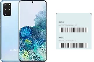 Cómo ver el código IMEI en Galaxy S20+