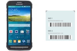 Cómo ver el código IMEI en Galaxy S5 Active